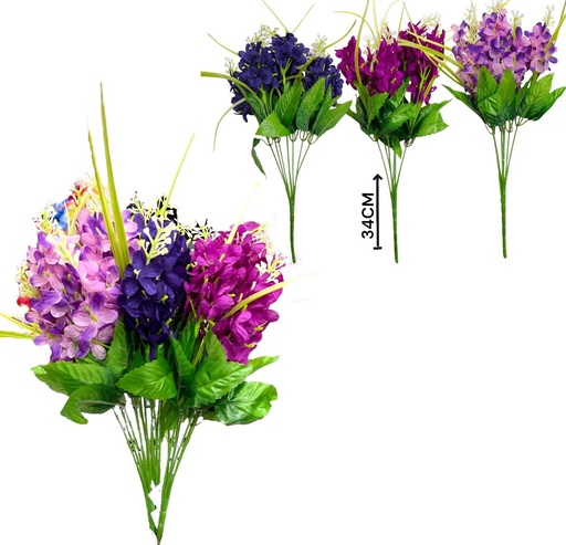 511041 Flor Lavanda Rama 5 Flores