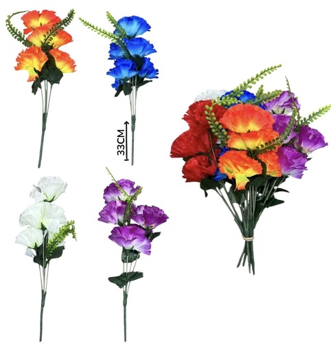 510313 Flores Clavel 5 Flores
