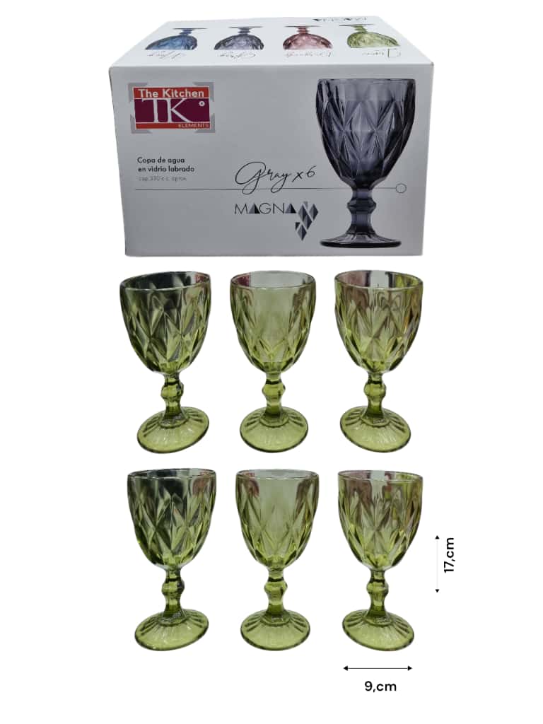 SET X6 COPAS VIDRIO COLOR SR-00817DL/BHA6