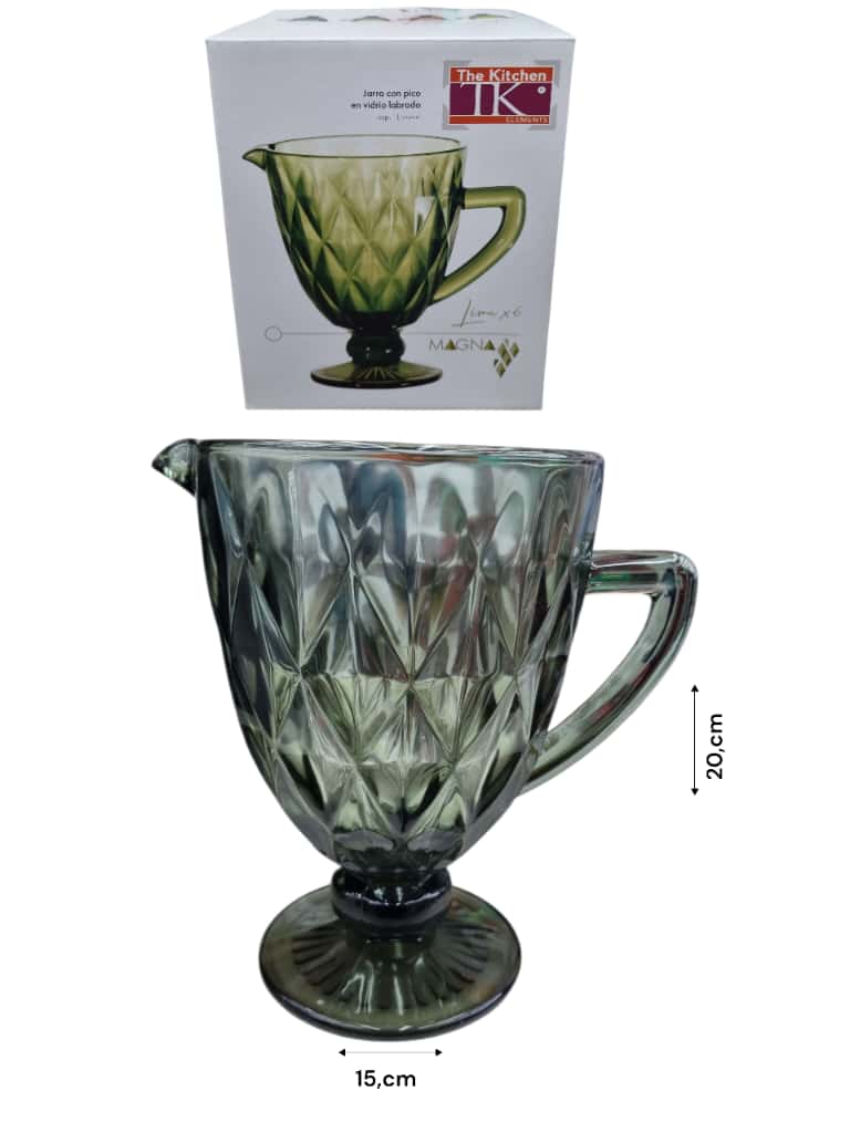 JARRA DE VIDRIO  COLOR  SJ-01120DL/BHA1-G