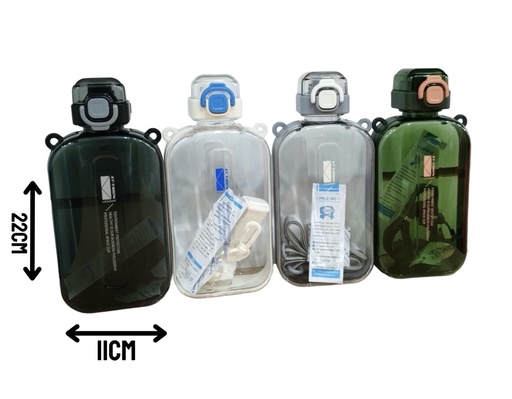 [P330877] 510911 BOTELLA CANTIMPLORA RECTANGULAR 109118