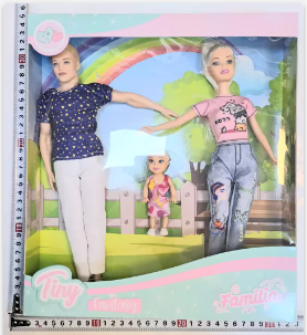 [305666] 53519/128399 MUÑECA TINY Y SU FAMILIA 33X29X5CM