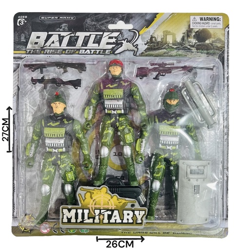 [P338184] SET MILITAR X3 611727 452166