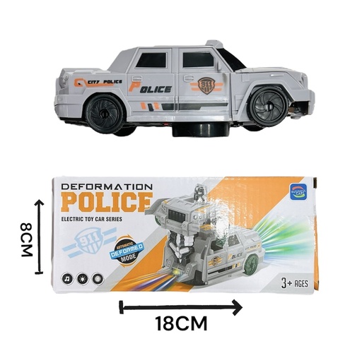 [P323199] 709836 AUTO TRANSFORMERS POLICIA GRIS 360190