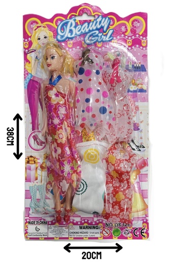 [306239] 370163 MUÑECA CON ACCESORIOS EN BLISTER