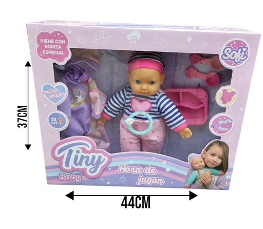 [097787] BEBOTE TINY C/ROPA SONIDO Y ACCESORIOS 53731