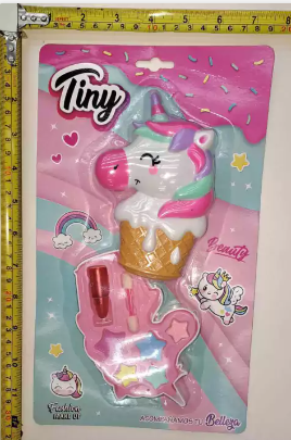 [303674] 3100 SET MAQUILLAJE UNICORNIO PASTEL EN BLISTER 31CM X18CM X4CM 089058