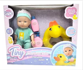 [245533] 54565 BEBOTE TINY C/PATO Y ACC 29CM (CUERPO DURO)