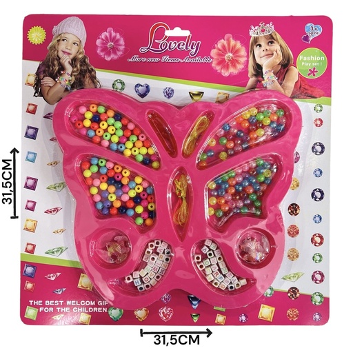 [P339221] SET ARMA BIJOU MARIPOSA EN BLISTER GRANDE 611569 393163