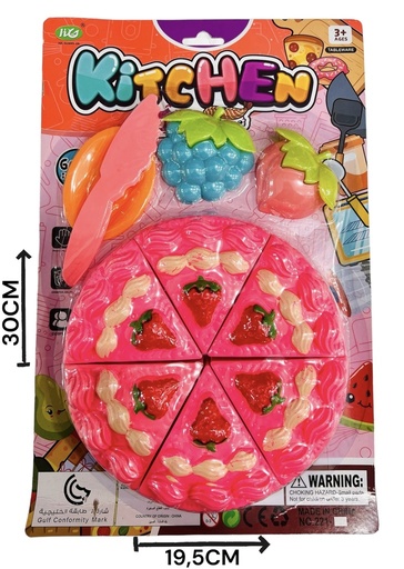 [P329638] SET TORTA CON ACCESORIO 371037/807013