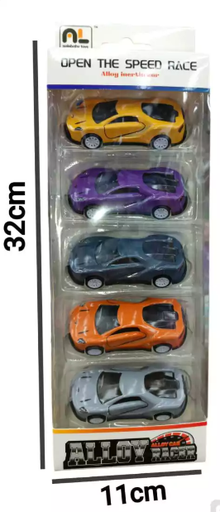 [P337819] SET X5 AUTOS ALLOY RACER 434536