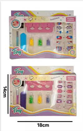 [P337147] SET DE UÑAS TINY FASHION 8X14X4CM 53823/140629