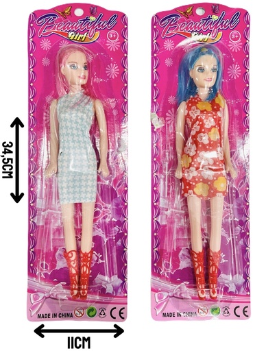 [766990] 766976 MUÑECA FLACA BLISTER 370130/ 370131