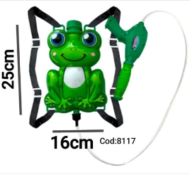 [061641] MOCHILA DE AGUA ANIMALES 16X25X5CM 8117