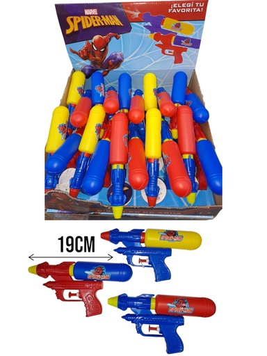 [060019] PISTOLA DE AGUA HOMBRE ARAÑA DISPLAY X20 8850
