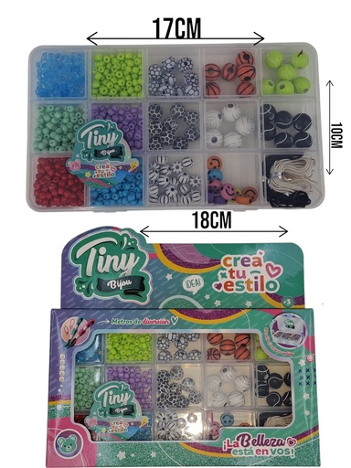 [142135] SET DE BIJOU CAJA PLASTICA P/GUARDAR 17x10CM 54929