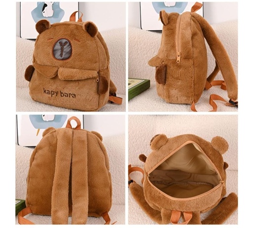 MOCHILA CAPIBARA PELUCHE GR