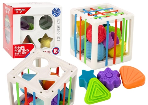 HE0211 CUBO DIDACTICO CON ENCASTRE GEO.
