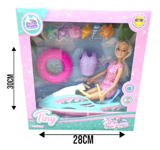[074139] MUÑECATINY Y SU MOTO DE AGUA 54457