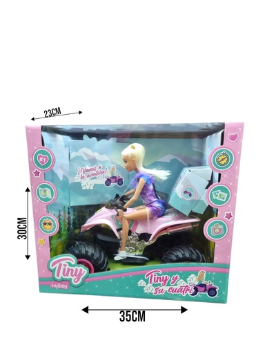 [141992] MUÑECA TINY Y SU CUATRICICLO 54926