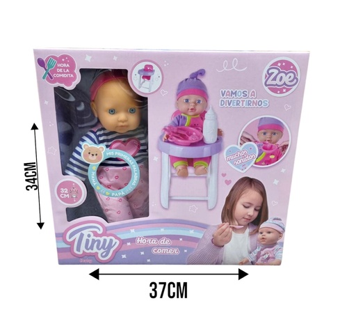 [088266] BEBOTE TINY HORA DE COMER CON SILLA 53733