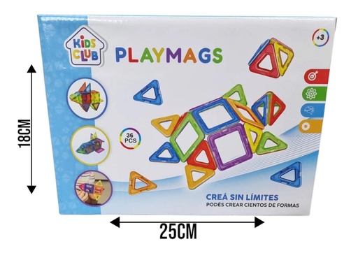[089898] BLOQUES MAGNETICOS 36 PZAS 55201