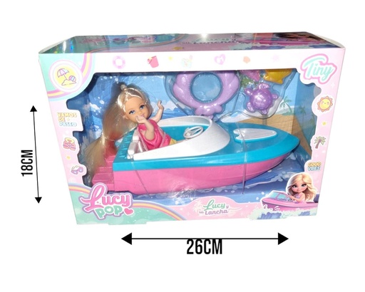 [001848] MUÑECA LUCY Y SU LANCHA 55024
