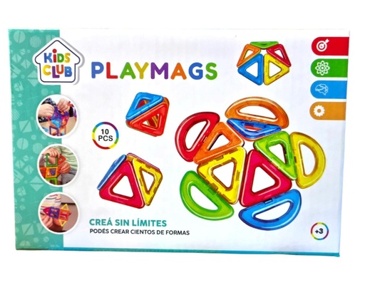 [017160] JUEGO DE BLOQUES MAGNETICOS 10PZAS 55191