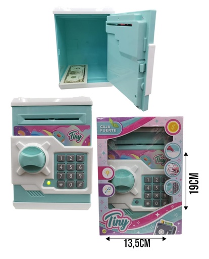 [121437] CAJA FUERTE A PILA TINY 54527