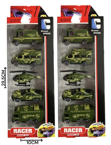 [060760] SET CAMION MILITAR X5 611791