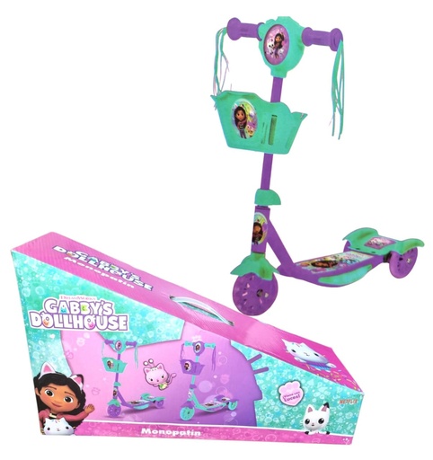 [117324] 12243 MONOPATIN CON LUZ Y SONIDO GABBY DOLL