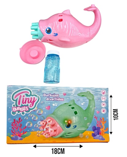 BURBUJERO DELFIN A PILA 53819