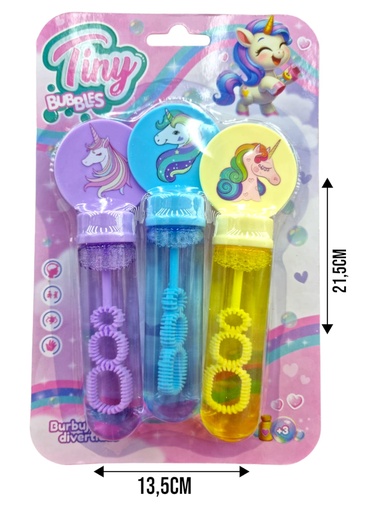 BURBUJEROS UNICORNIOS X3 53578