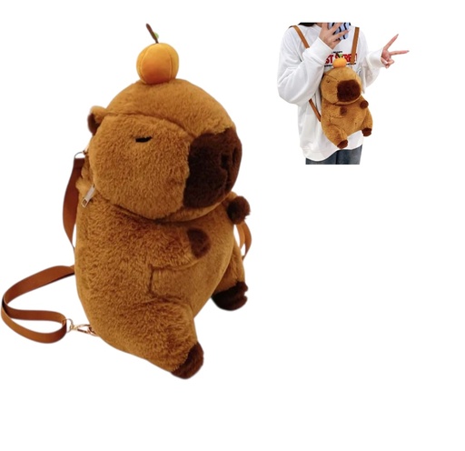 MOCHILA PELUCHE CAPIBARA S-2316
