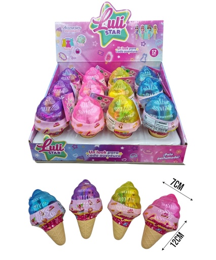 55843 MINI MUÑECA LULISTAR x12PZAS