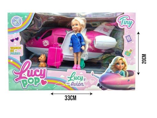 [097312] 55658 MUÑECA LUCY Y SU AVION