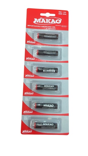 PILA MAKAO AAA BLISTER x 6