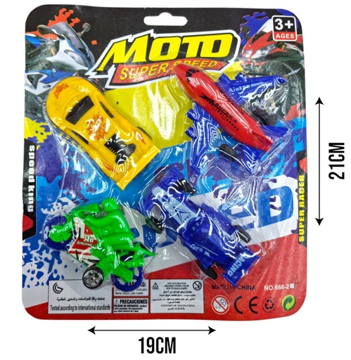 623209 VEHICULOS X4 EN BLISTER