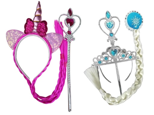 [512033] 512030 TRENZA DE PRINCESA Y UNICORNIO