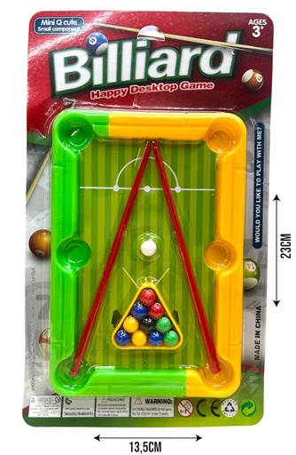 [102653] 622412 MINI JUEGO DE BILLAR