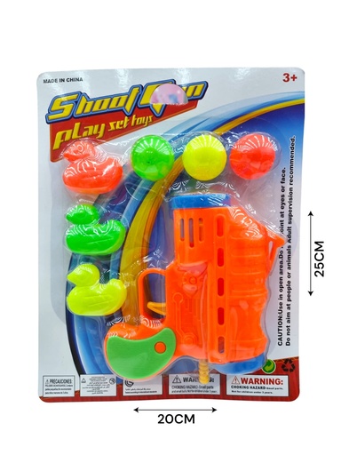 [290297] 622587 PISTOLA LANZA BOLAS CON PATOS