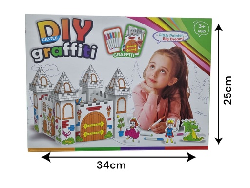 CASTILLO DE CARTON PARA ARMAR JY-25-602