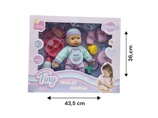 [090474] 53732 BEBOTE TINY CON 12 ACCESORIOS