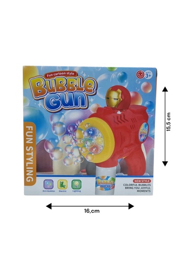 622040  BURBUJERO PISTOLA IROMAN